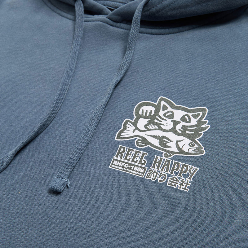Reel Happy Masu Hoodie - Pigment Slate