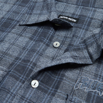 Fucking Awesome Bruce's Flannel Shirt - Blue/Navy