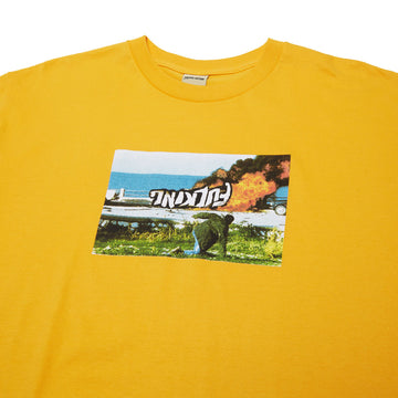 Fucking Awesome Car Burn T-Shirt - Gold