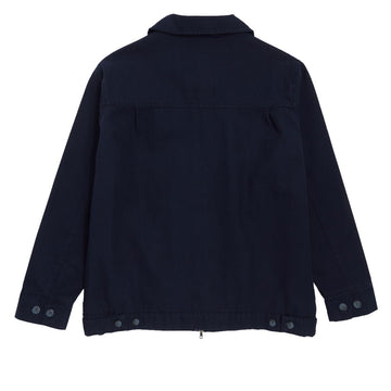 Fucking Awesome Double Zip Long Sleeve Work Shirt - Dark Blue