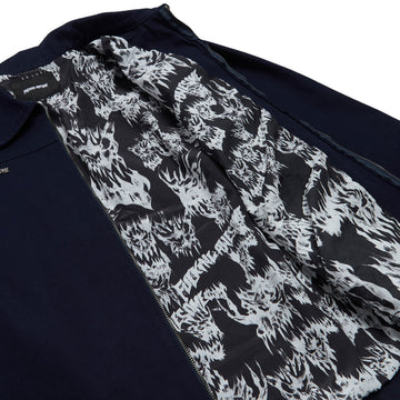 Fucking Awesome Double Zip Long Sleeve Work Shirt - Dark Blue