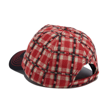Fucking Awesome Seduction Plaid Snapback Hat - Red