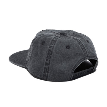 Fucking Awesome FU Patch Snapback Hat - Black Washed
