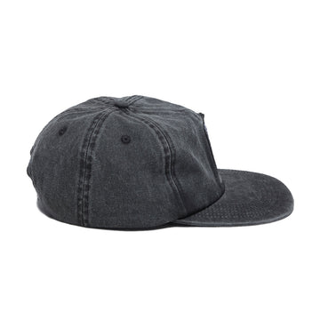 Fucking Awesome FU Patch Snapback Hat - Black Washed