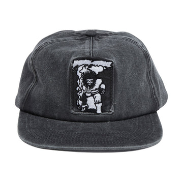 Fucking Awesome FU Patch Snapback Hat - Black Washed