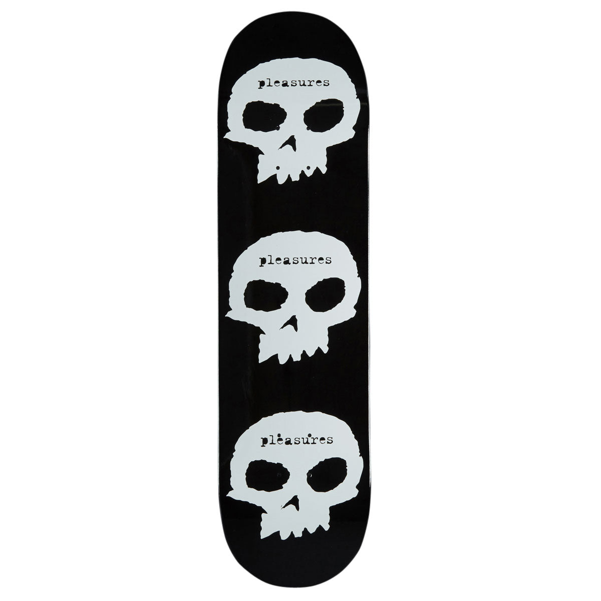 Zero x Pleasures Skulls Skateboard Deck - 8.25
