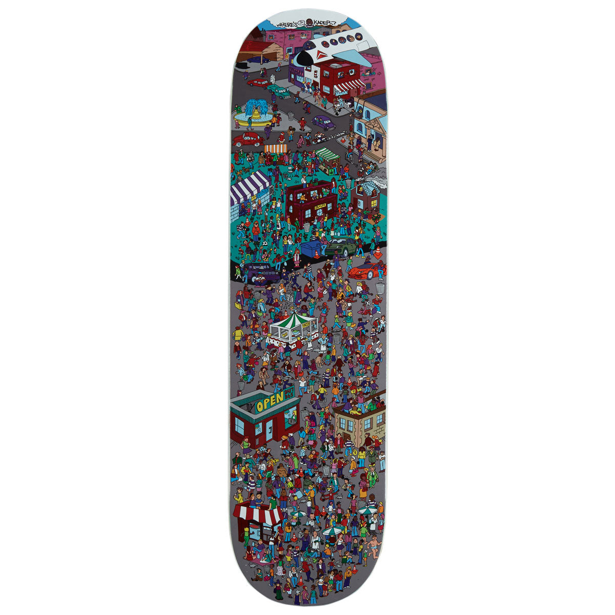 Violet Where's Kader? Skateboard Deck - 8.25