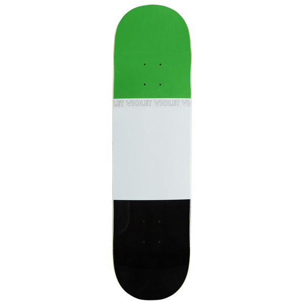 Violet Lollipop Skateboard Deck - Green - 8.25