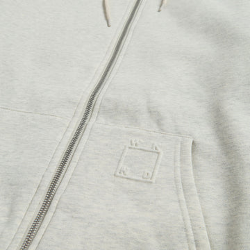 WKND Flannel Lined Zip Hoodie - Oatmeal Heather