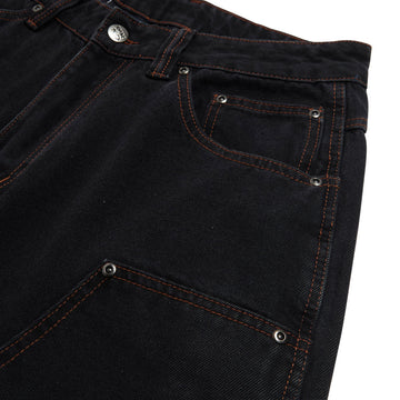 WKND Damn Near Carpenter Double Knee Jeans - Black
