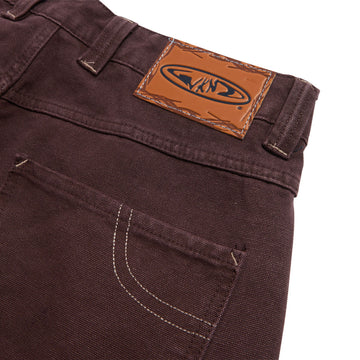 WKND Damn Near Carpenter Single Knee Canvas Pants - Brown