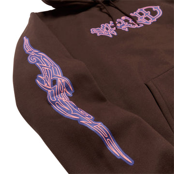 WKND Huldra Script Hoodie - Brown