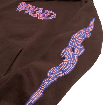 WKND Huldra Script Hoodie - Brown