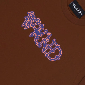 WKND Huldra Script T-Shirt - Brown