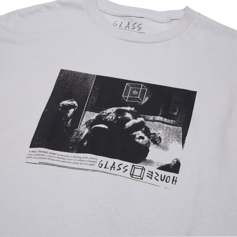 Glass House Hominid T-Shirt - Concrete