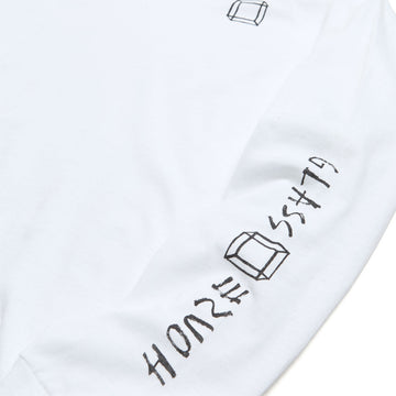Glass House Memo Long Sleeve T-Shirt - White