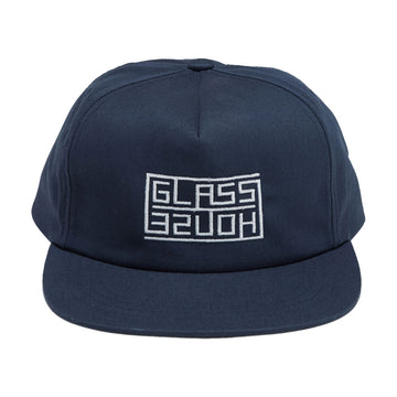 Glass House Maze Snapback Hat - Navy