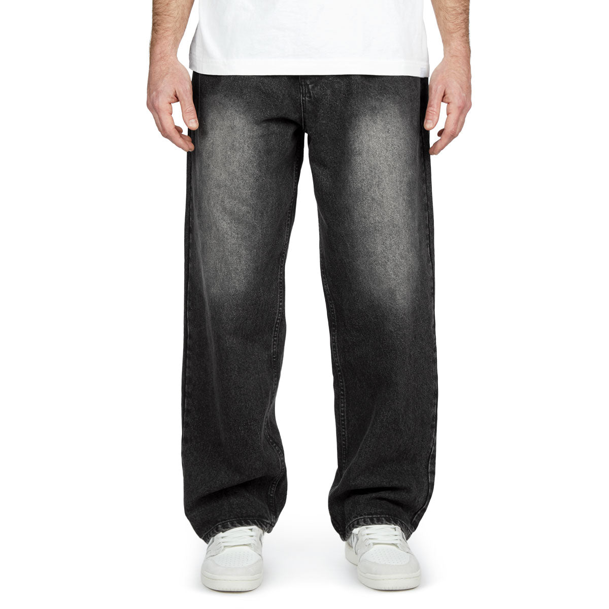 CCS Baggy Straight Denim Jeans - Pavement Black