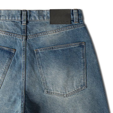 CCS Baggy Straight Denim Jeans - Sun Bleach Wash