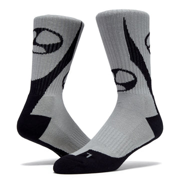 Limosine Leddy Socks - Grey/Black