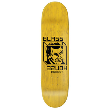 Glass House House Arrest Death Skateboard Deck - Metallic Silver - 8.375
