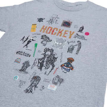Hockey Paper Cover T-Shirt - Sport Grey
