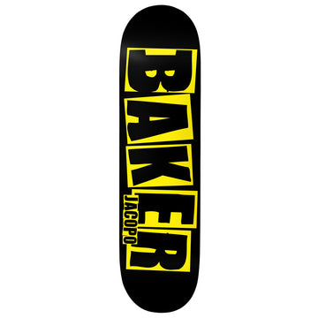 Baker Jacopo Carozzi Brand Logo Skateboard Deck - Danger Yellow - 8.00