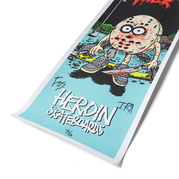 Pragmatic Prints x Heroin Curb Killer Print - Blue