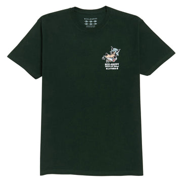 Reel Happy Popper T-Shirt - Forest Green