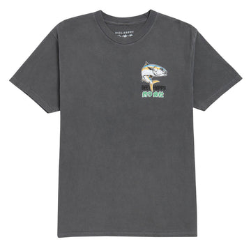 Reel Happy Cars and Fishing T-Shirt - Storm Grey Pigment