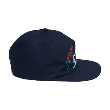 Baker Roses Snapback Hat - Navy