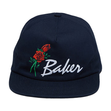 Baker Roses Snapback Hat - Navy