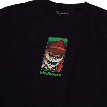 Birdhouse Scarecrow T-Shirt - Black