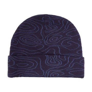 Theories Contour Beanie - Eggplant