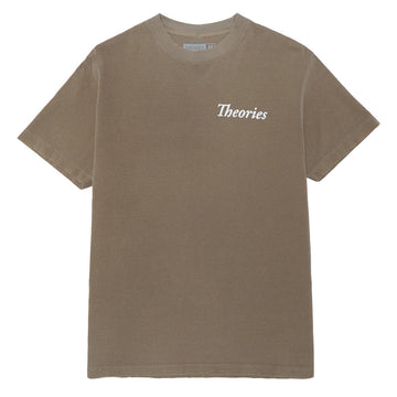 Theories Champ T-Shirt - Garment Dyed Faded Brown