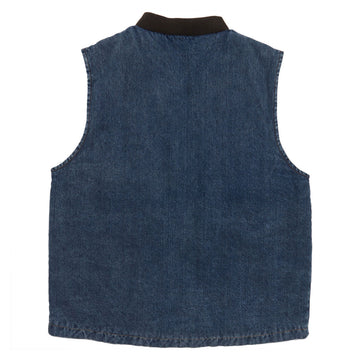 Theories Dakota Denim Vest - Washed Denim