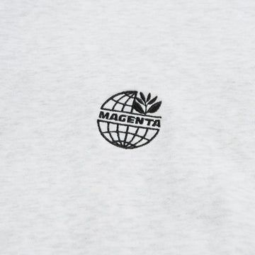 Magenta Global Crewneck Sweatshirt - Ash