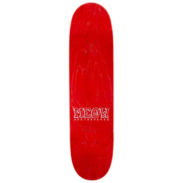 Meow Big Cat Skateboard Deck - Teal - 8.25