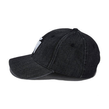Fucking Awesome Denim Seduction Snapback Hat - Black