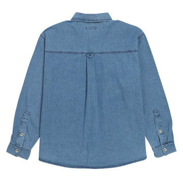 Fucking Awesome POB Long Sleeve Denim Shirt - Denim Blue
