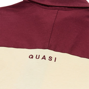 Quasi Leslie Raglan Polo Shirt - Maroon