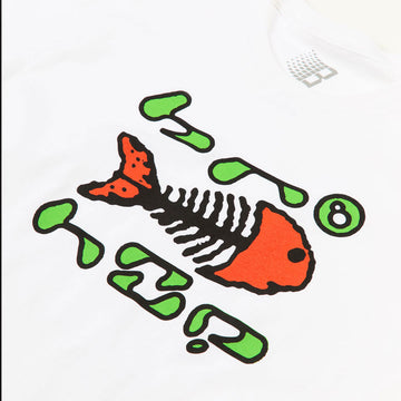 Bronze 56k Fish Tech T-Shirt - White