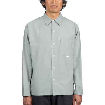 CCS Box Oxford Shirt - Green Stripe