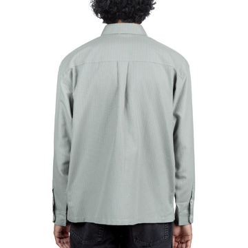 CCS Box Oxford Shirt - Green Stripe