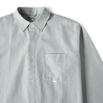 CCS Box Oxford Shirt - Green Stripe