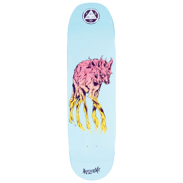 Welcome Maned Woof On Moontrimmer 2.0 Skateboard Deck - Power Blue