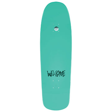 Welcome Sloth On Slappy Slap Skateboard Deck - Teal Dip - 9.50