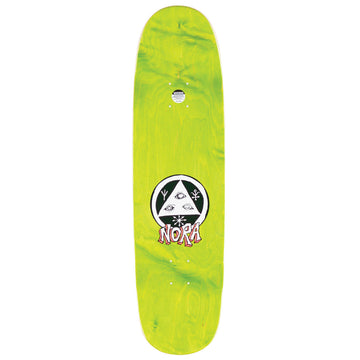 Welcome Teddy Nora Vasconcellos On Sphynx Skateboard Deck - Teal/Purple Gradient Stain - 8.80
