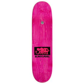 Black Label Elephant Block Skateboard Deck - Pink - 8.25