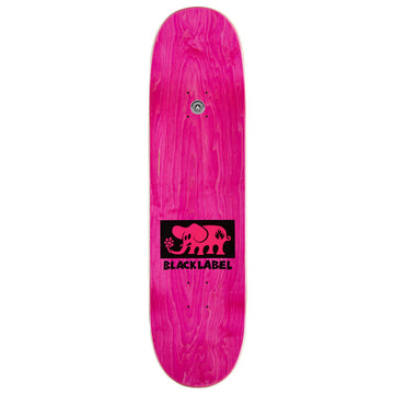 Black Label Elephant Block Skateboard Deck - Pink - 8.50